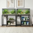 thumbnail image 3 of Heavy Duty Aquarium Stand 40-50 Gallon with Power Outlets, Metal & Wood Storage Shelves, for Fish Tank Reptile Terrarium, 3 of 7