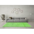 thumbnail image 3 of Ahgly Company Indoor Round Solid Green Modern Area Rugs, 4' Round, 3 of 4