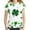 Green, variant on ICHUANYI Womens Stylish Print Casual Crew Neck Short Sleeve Loose T-Shirt Tees Tops Cloth New Trending