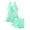 Green, variant on shoper Girls rash guard Swimsuit Size 8 Girls Two Piece Tankini Swimsuit with Skirt Ruffle Trim Sun Swimwear for Toddler and Youth Green 11-12 Years