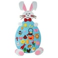 thumbnail image 2 of Lowest Price: Easter DIY Bunny for Kids Rabbit Wall Hanging Decorations with Ornaments, Fabric Akmoler, 2 of 9