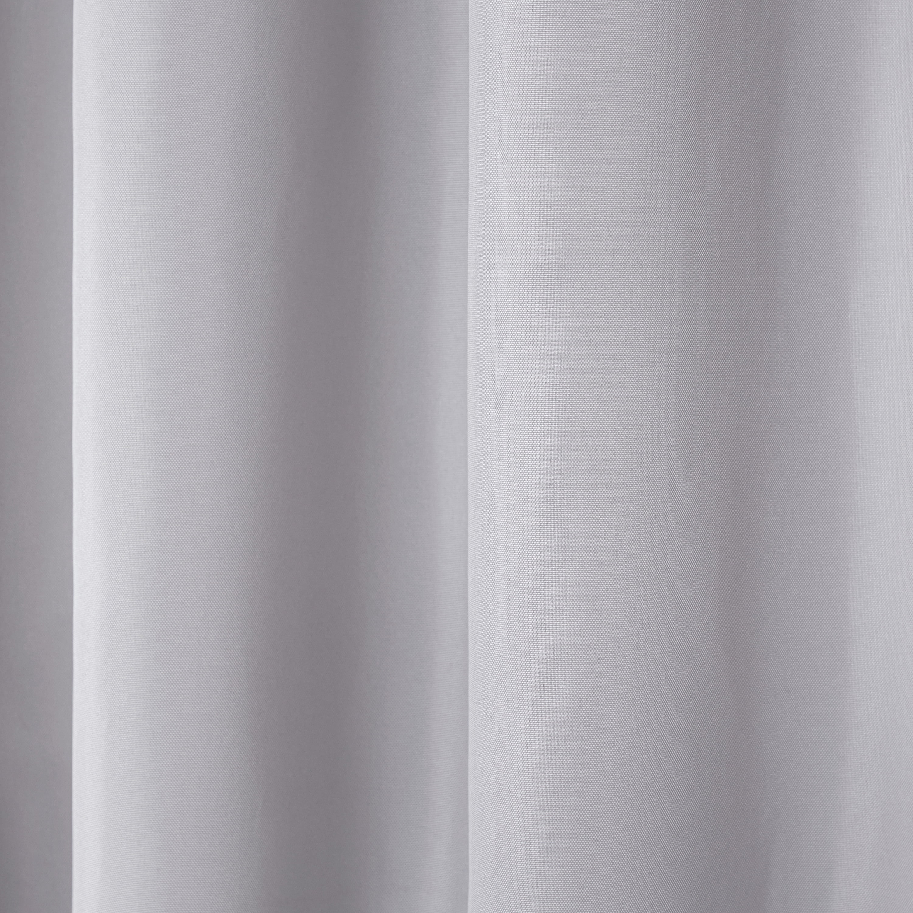 TOWN & COUNTRY BASICS Cabana Solid Heavyweight Indoor Outdoor Curtains, Light Filtering Opacity with Grommet Top, Water Repellent, 2-Pack Set, 54"x84", Cloud Grey