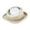 Khaki, variant on Pet Spill Proof Feeding Bowl for Cats and Dogs, Non-Slip Design, Easy to Clean, Slanted Mouth Food and Water Bowl with Neck Guard for Comfortable Eating