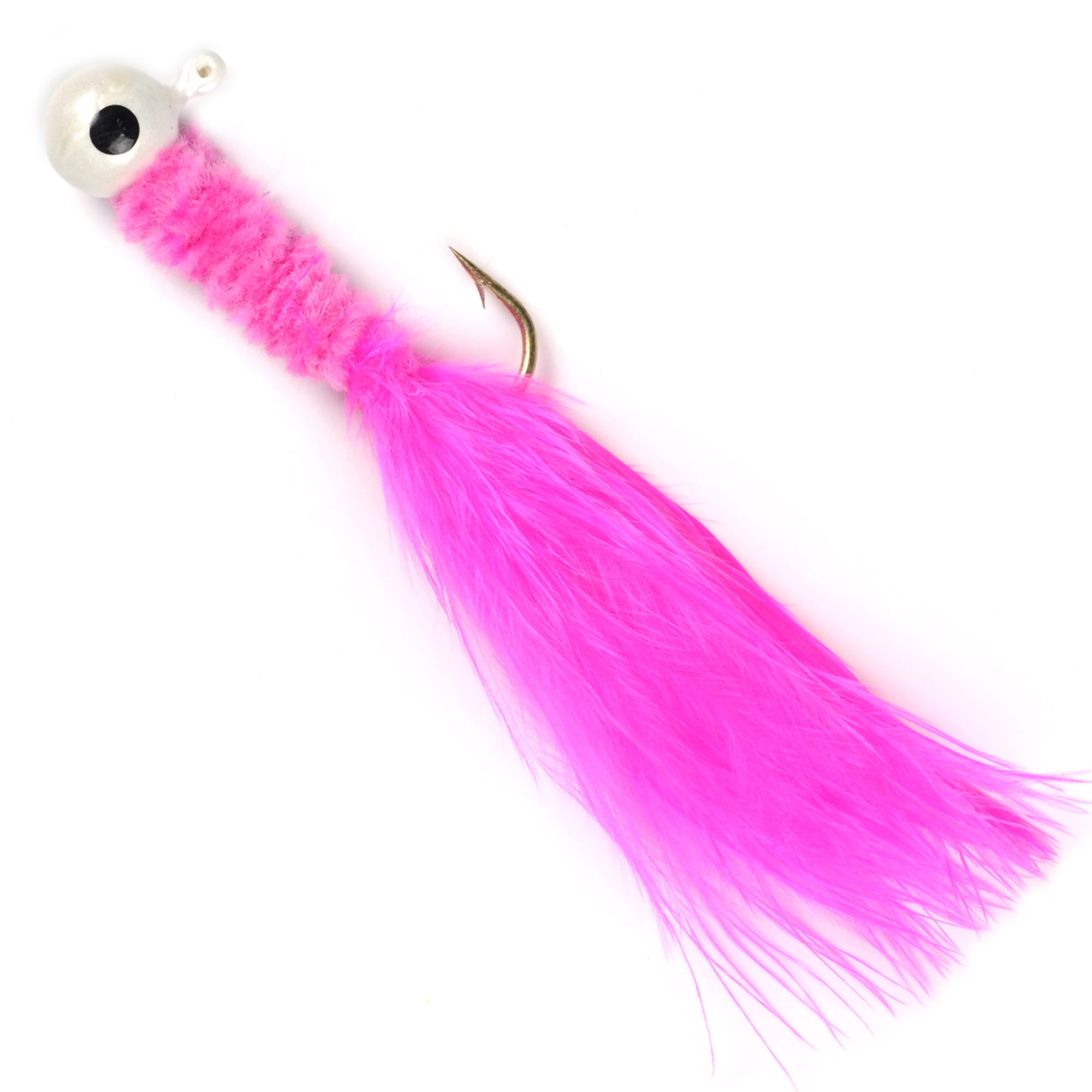 (2 pack) Johnson Beetle Bou Fishing Lure, White/Pink/Pink, 2 in