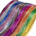 thumbnail image 4 of 12 Colors Hair Chalk Strands, 120cm Hair Color, Hair Extension Kit, Shiny Hair Color Glitter Hairstyles, 4 of 5