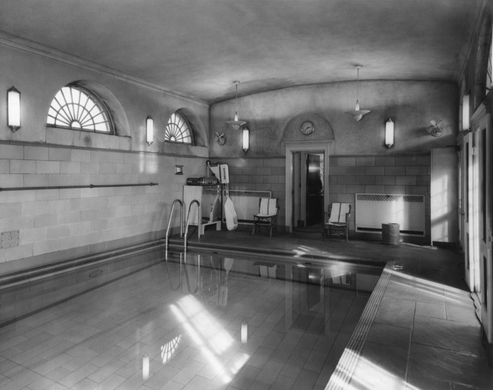 White House Swimming Pool During The Eisenhower Administration. Jan. 27