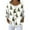 White, variant on Women's Fashion Long Sleeve Christmas Snowman Snowflake Print Jacket Cardigan for Holiday Party and Casual Daily Wear,White,2XL