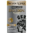 thumbnail image 2 of 4 Pack Trojan Supra Americas Thinnest Non-latex Bareskin Condoms 6 Count each, 2 of 5