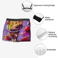 thumbnail image 3 of Sikiie Fruit Parfait Colorful Print Men's Boxer Briefs, Elastic Waistband Boxer Briefs Leggings-Large, 3 of 5