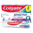 thumbnail image 1 of Colgate Sensitive Pro-Relief Repair & Prevent Toothpaste - Dual Zinc and Fluoride Formula for Gum Health, Cavity Protection Whitening Toothpaste, 75ml, 2 Count, 1 of 5