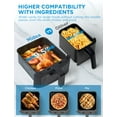 thumbnail image 4 of Horno Air Fryer Midea Doble Cesta 11 cuartos de galón 8 en 1, 4 of 8