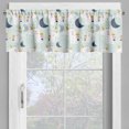 thumbnail image 2 of Ambesonne Cartoon Window Valance, Unicorns Moon Stars Spots, 54" X 18", Multicolor, 2 of 5
