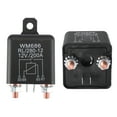 thumbnail image 3 of 2pcs WM686 4 Terminal DC 12V 200A Car Boat Truck Universal Charge Relay Switch Power Black, 3 of 6