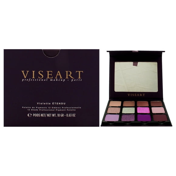 Paleta de sombras de ojos - Violette Etendu de Viseart Paris para mujeres - Sombra de ojos de 0,63 oz