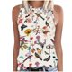 thumbnail image 1 of Camiseta holgada sin mangas con cuello redondo y estampado de moda para mujer Pompotops lopia993711, 1 of 5