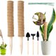 thumbnail image 2 of Poste De Musgo 2 Uds Postes De Tótem De Fibra De Coco Soporte De Plantas Palo De Musgo Apilable Estaca De Planta De Poste De Fibra De Coco Para Escalar Plantas En Macetas De Interior Enredaderas Con 1 Muyoka Hogar, 2 of 7