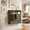 Grey, variant on Wall-Mounted Bathroom Cabinet with Barn-Style Doors, Medicine Cabinet with Adjustable Shelf for Over Toilet Storage, Hanging Cabinet for Bathroom or Kitchen