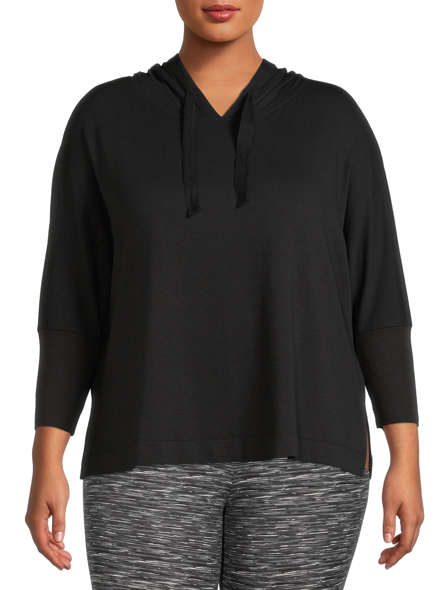 Terra & Sky Women's Plus Size Pullover Hoodie
