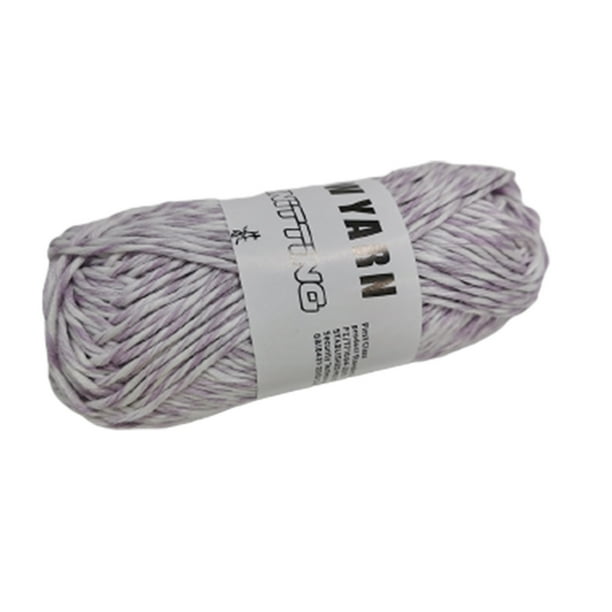 2 rollos de hilo que brilla en la oscuridad de 53 metros cada uno. Mezcla de algodón. Hilo luminoso para crochet, tejido, manualidades, hilo fino luminoso para costura, artículos para fiestas, hilo