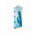 thumbnail image 3 of Vive Mimi 10-Function Silicone Rechargeable Triple Motor G-Spot Vibrating and Tapping Rabbit Vibrator, Blue, 3 of 4