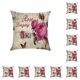 thumbnail image 1 of Matsuzay Funda de almohada de poliéster fácil de limpiar con flores, funda de cojín decorativa y duradera, y duradera kztym001-1 kztym001-1 10Conjunto, 1 of 6