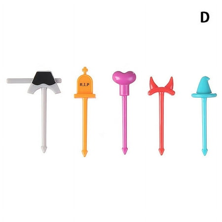 

Mmucco Halloween Seasoning Sauce Bottle Portable Tomato Ketchup Bottle Salad Dressing Container Pot Halloween Fruit Fork