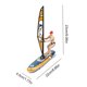 thumbnail image 4 of RC Boat Electric Toy Remote Control Vailboat 2.4 GHz para Adultos () Amarillo, 4 of 9