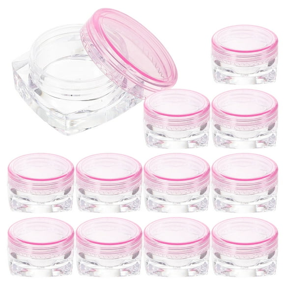 12 piezas Vacentes Frascos cosméticos recargables MAQUISIZA CRAME CREME LIP BALM CONTENADOR DE ALMACENOR