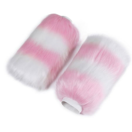 

Cute Lolita Faux Fur Cuff Pile Pile Socks Women Winter Warm Thickened Leg Warmer