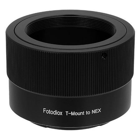 Fotodiox Lens Mount Adapter, T2/T-Mount Lens to Sony NEX E-mount Mirrorless (Best Lens For Sony Nex 6)