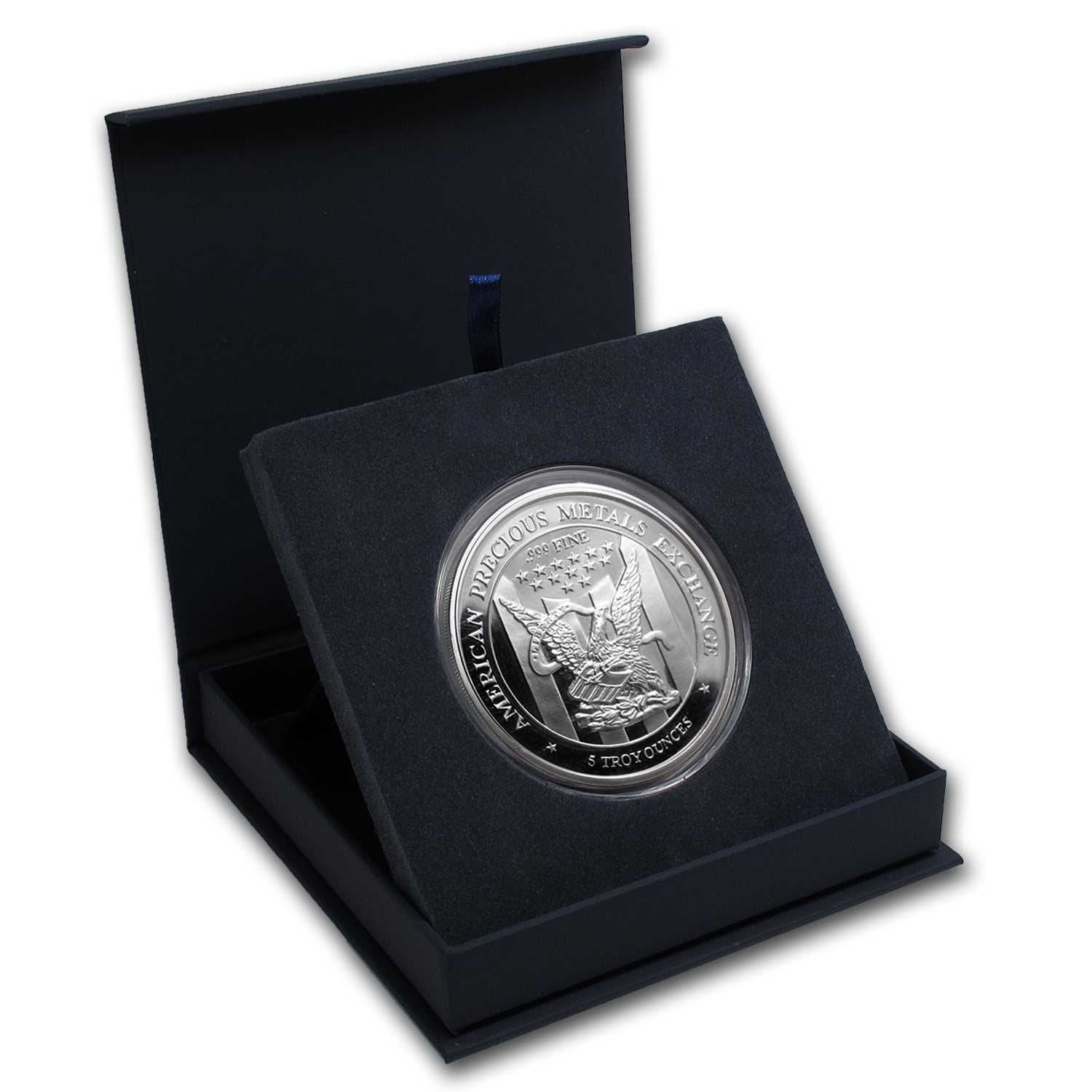 APMEX Gift Box - 5 oz Silver Round APMEX (63.5 mm) - Walmart.com