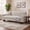 Oatmeal, variant on 74" Textured Boucle Two Seater Couch, Living Room Loveseat Biscuit Tufted Back, Upholstered Loveseat Rubberwood Legs for apartment reading nook, Green