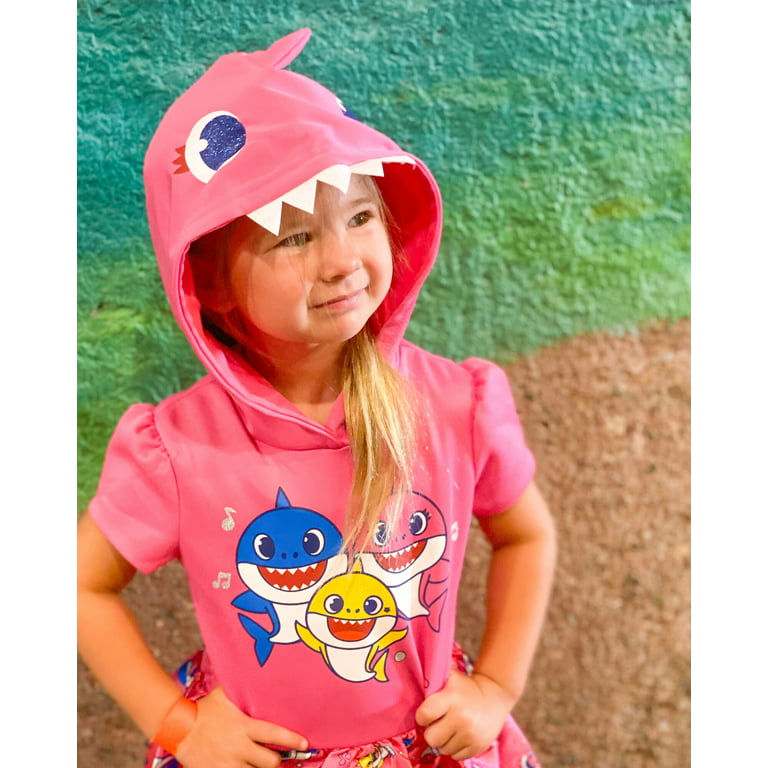 Pinkfong Baby Shark Toddler Girls Costume Dress Newborn to Little Kid
