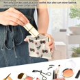 thumbnail image 6 of PU Leather Coin Purse Wallet Compact Water-Resistant Card Cases Money Organizers Bow and Chickens, 6 of 7