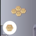 thumbnail image 4 of Estante de exhibición de hexagonal de , estantes, organizador de soporte para monedas, accesorios para el dormitorio para hogar CUTICAT Estante de exhibición de medallas, 4 of 7