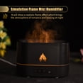 thumbnail image 3 of TFixol 250mL Simulation Flame Mist Humidifier Flame Night Light Quiet Aromatherapy Diffuser Desktop USB Humidifier for Home Office Bedroom Baby Room 1/3/5H Timing, 3 of 6