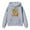 AB574 Grey, variant on Tisuna Girls Back To School Hoodies Kids Soft Cartoon Print Hoodie With Kangaroo Pocket Teen And Youth Activewear Long Sleeve Tshirts Size 2-3 Years
