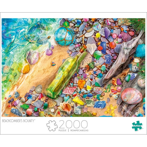 Buffalo Games 2000-Piece Beachcombers Bounty Interlocking Jigsaw Puzzle
