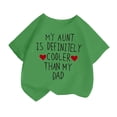 thumbnail image 1 of MEZZALL T-Shirt à Manches Courtes Imprimé Mode Mignon pour Filles, Col Rond, Été, Décontracté, Vert, 2-4 Ans, 1 of 4