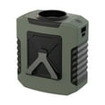 thumbnail image 1 of Ventilador de cintura con luz, recargable por USB, con clip, mini ventilador portátil multiusos Verde, 1 of 7