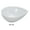 White, variant on Yanco RM-708BK Rome Water Drop Shape Bowl, Black - 26 oz - Pack of 48