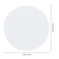 thumbnail image 2 of Homoyoyo 1000Pcs White Self Adhesive Circle Stickers Easy to Apply Removable Blank Labels for Office and Home, 2 of 8