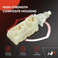 thumbnail image 4 of A-Premium Brake Light Switch Lamp Compatible with Buick Riviera 1992-1993 & Cadillac Allante 1993, Deville 1994-1995, Eldorado 1992-1995, Seville 1991-1995 & Oldsmobile Toronado 1992, 6 Pins, 4 of 5