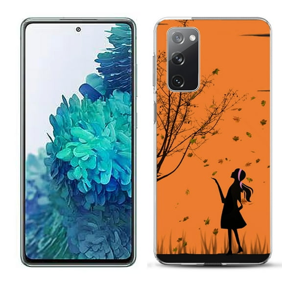 Slim-Fit Gel TPU Phone Case for Samsung Galaxy S20 FE 5G Fan Edition, by OneToughShield ® - Autumn Leaf