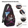 thumbnail image 4 of Tool Band Rock Sing Sling Bag Crossbody Backpack Chest Bags Diagonally Travel Daypack For Women Men Adults Teen, 4 of 8