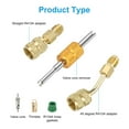 thumbnail image 4 of TAPDRA R410A Mini Split Adapter Set Brass Construction With Valve Core Remover Gaskets For HVAC Systems Refrigeration Services, 4 of 4