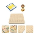 thumbnail image 4 of Shisuyan 1 Set Geoboard Pegboard Wooden Nail Board Geometric Shape Learning Tools, 4 of 8