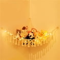 thumbnail image 4 of Stuffed Animal Storage with Mesh Hammock for Lightweight Plush Toy Dark Pink, 4 of 5