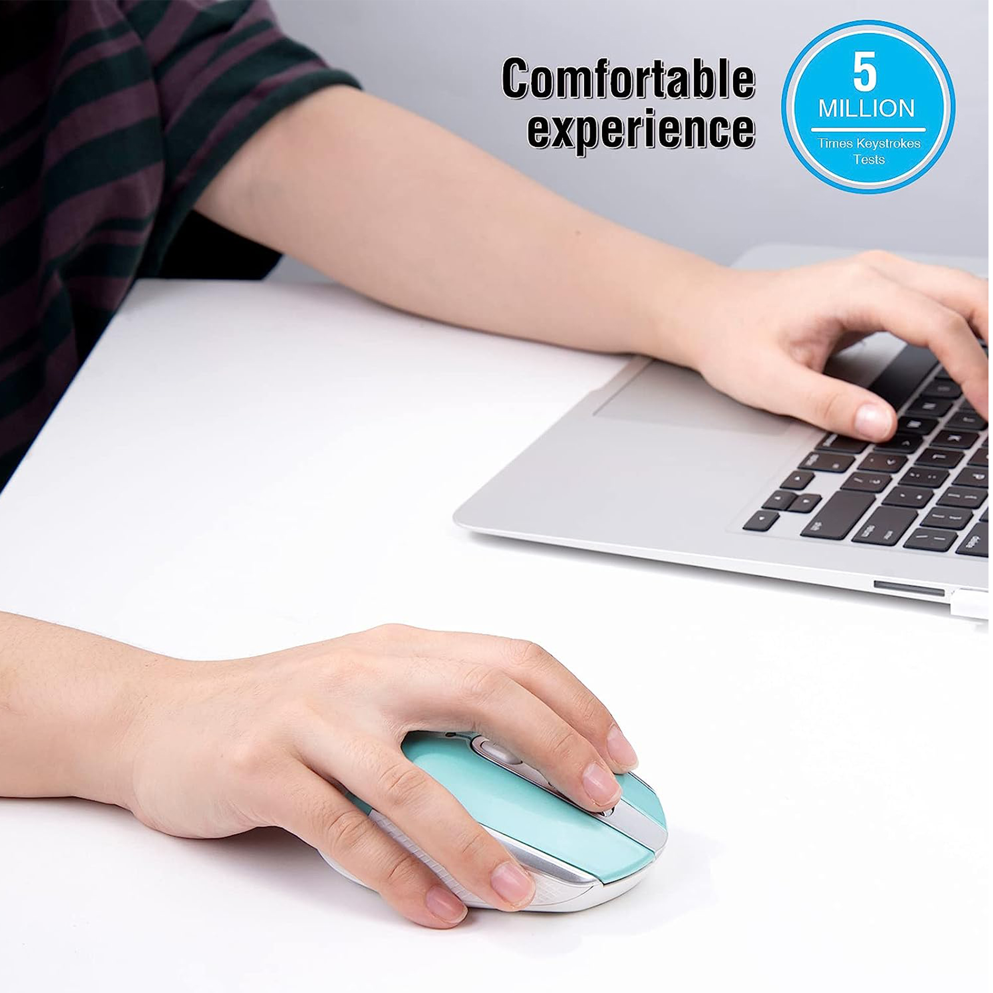 RaceGT Wireless Ergonomic Optical Mouse Blue photo 8