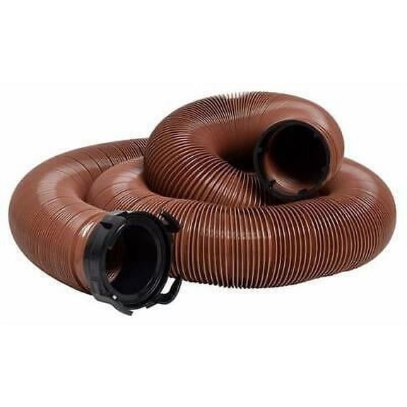 Valterra D04-0044 EZ Flush Sewer Drain Hose With Adapter - 20 Ft